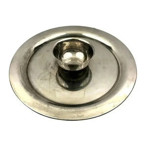 VTG WM Rogers Silver Round  Chip Dip Serving Platter 14"